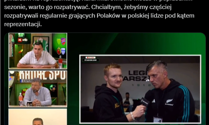 HIT! Robert Podoliński chce DO KADRY TEGO piłkarza Legii xD